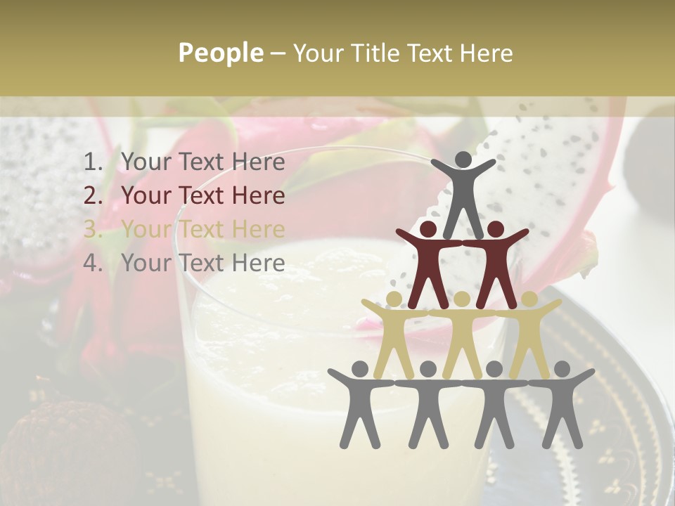 Picnic Juice Mineral PowerPoint Template