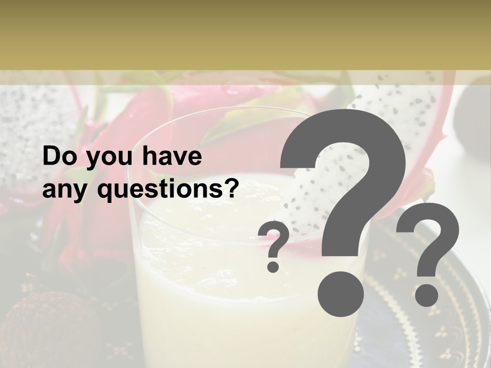 Picnic Juice Mineral PowerPoint Template