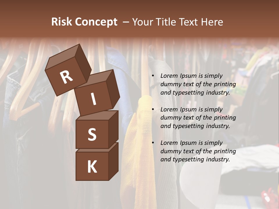 Shirts Cold Fashionable PowerPoint Template