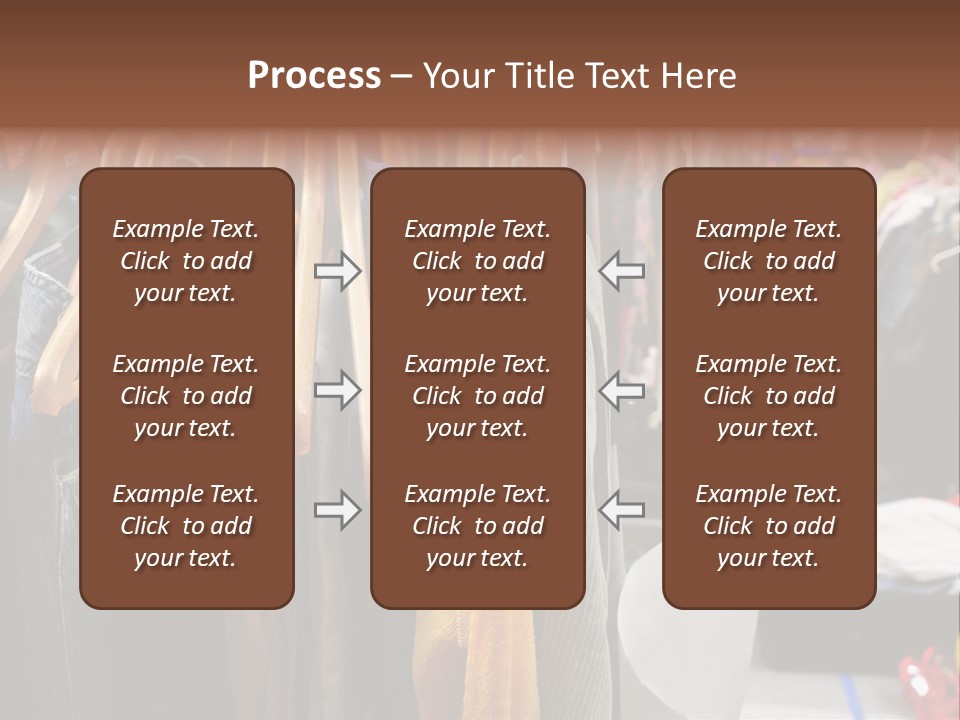 Shirts Cold Fashionable PowerPoint Template