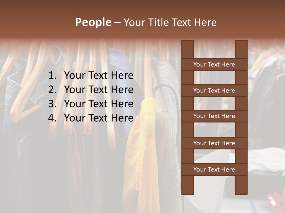 Shirts Cold Fashionable PowerPoint Template