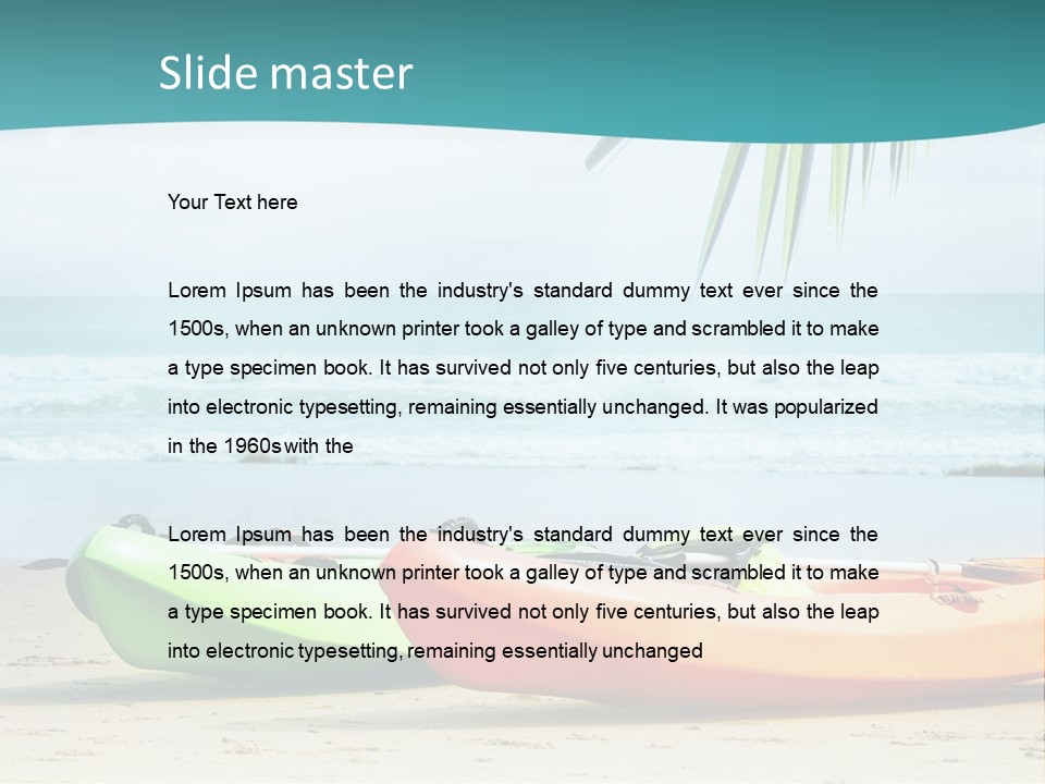 Boat Cargo Crane PowerPoint Template