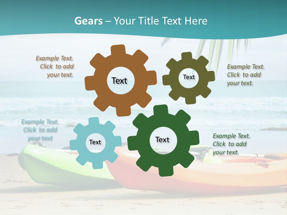 Boat Cargo Crane PowerPoint Template