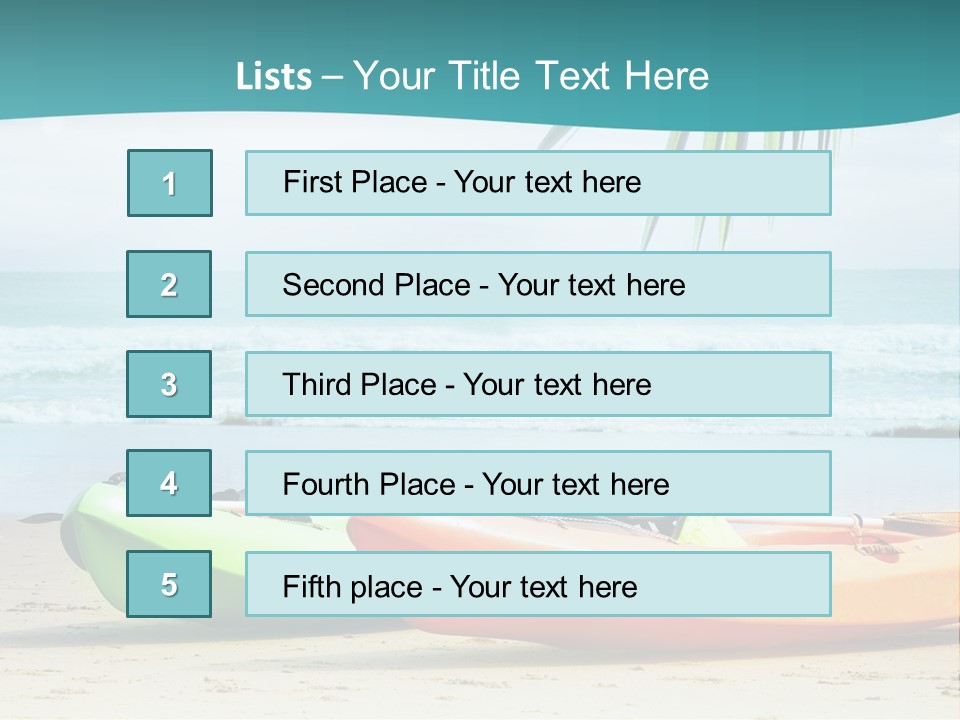 Boat Cargo Crane PowerPoint Template