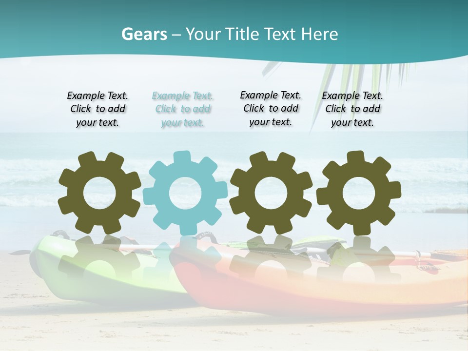 Boat Cargo Crane PowerPoint Template