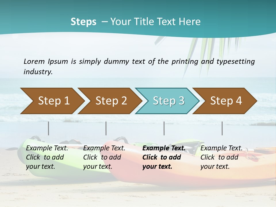 Boat Cargo Crane PowerPoint Template