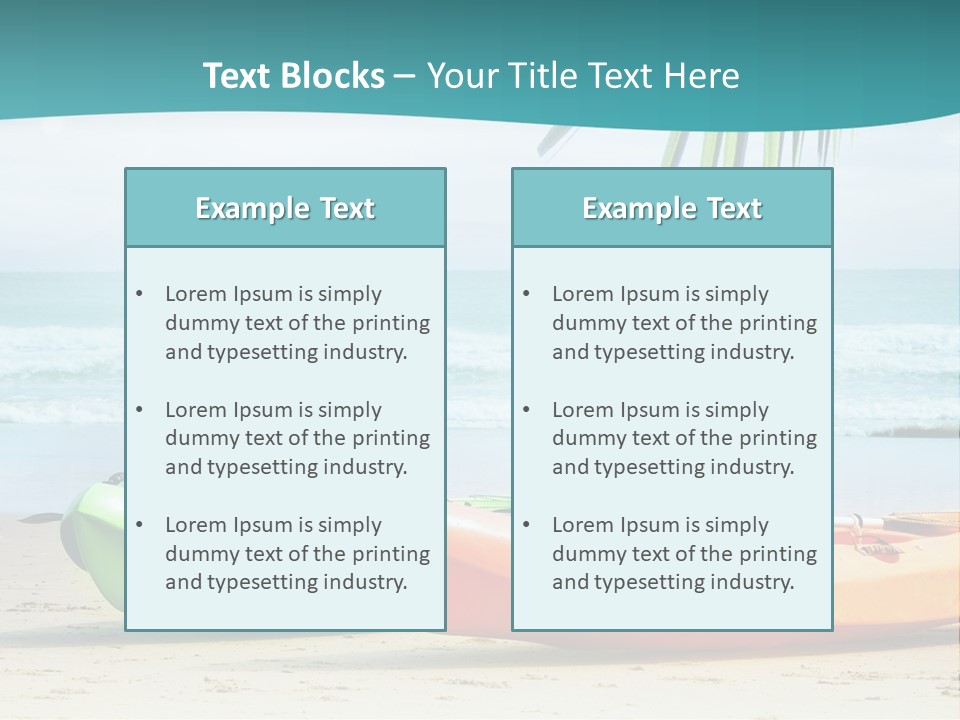 Boat Cargo Crane PowerPoint Template