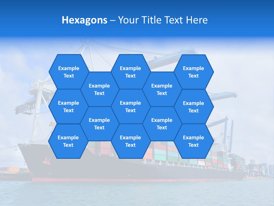 Boat Cargo Crane PowerPoint Template
