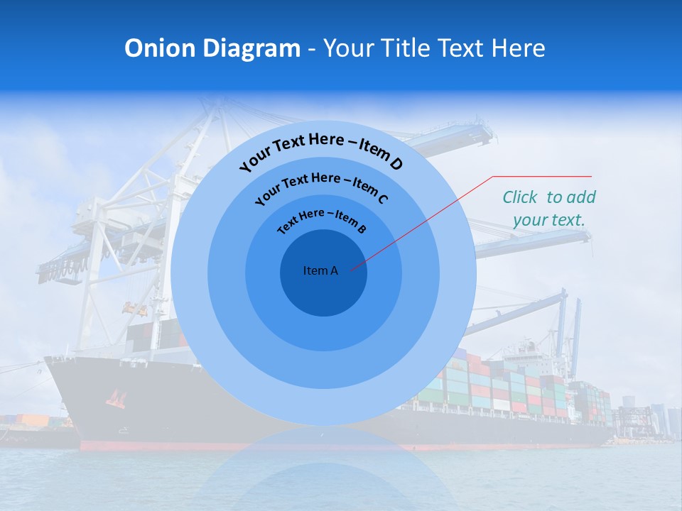 Boat Cargo Crane PowerPoint Template