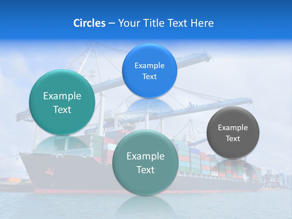 Boat Cargo Crane PowerPoint Template