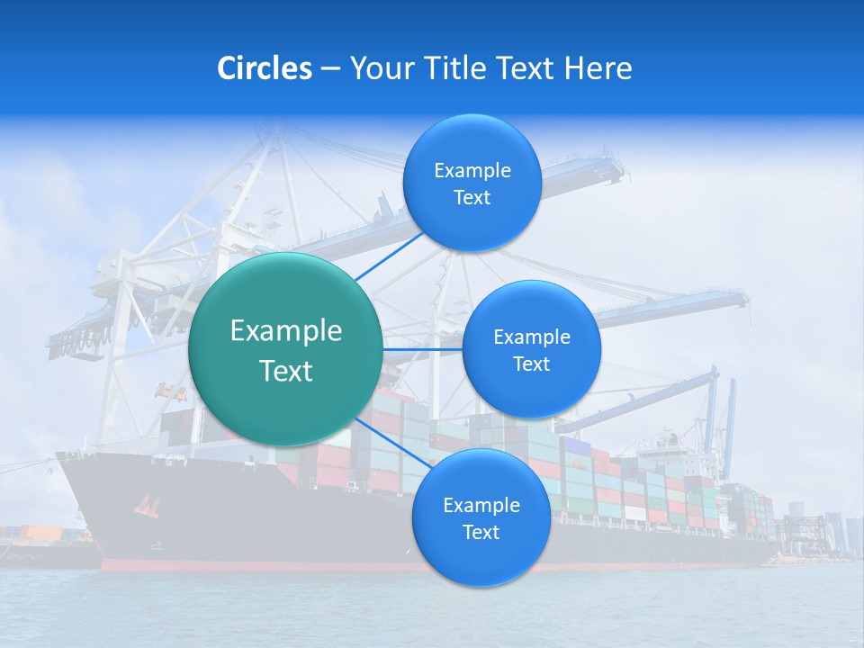 Boat Cargo Crane PowerPoint Template