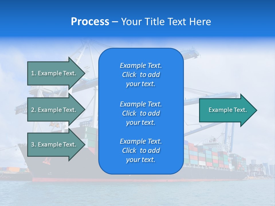 Boat Cargo Crane PowerPoint Template
