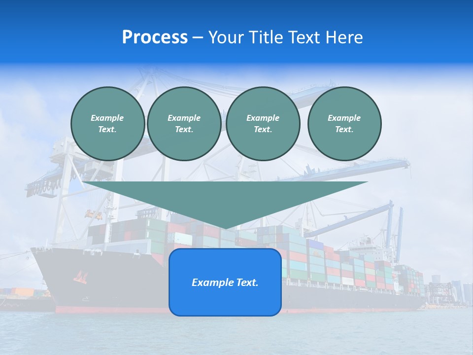Boat Cargo Crane PowerPoint Template