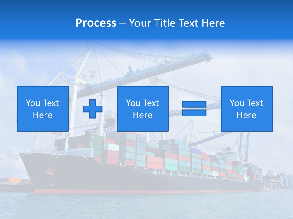 Boat Cargo Crane PowerPoint Template