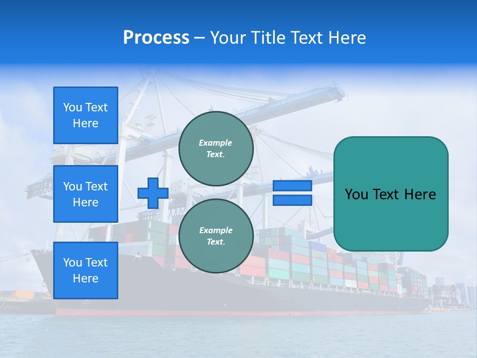 Boat Cargo Crane PowerPoint Template