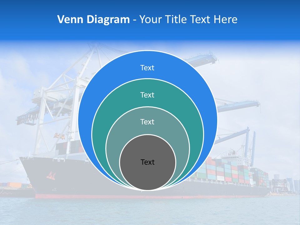 Boat Cargo Crane PowerPoint Template