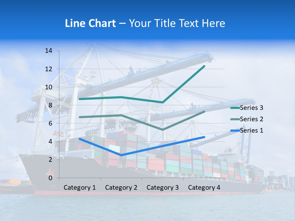 Boat Cargo Crane PowerPoint Template