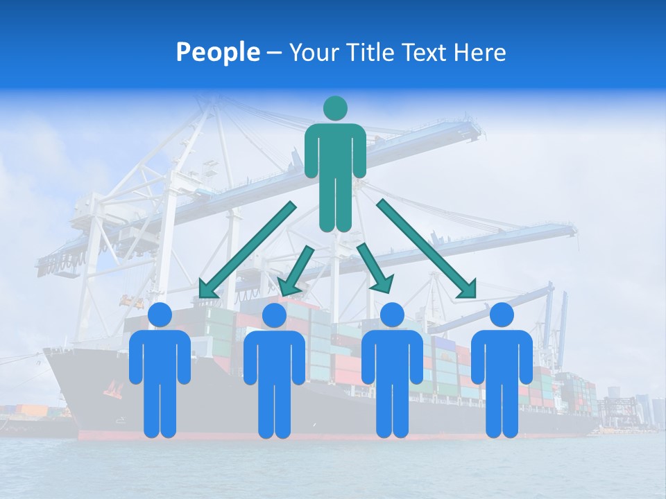 Boat Cargo Crane PowerPoint Template