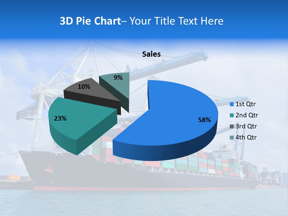 Boat Cargo Crane PowerPoint Template