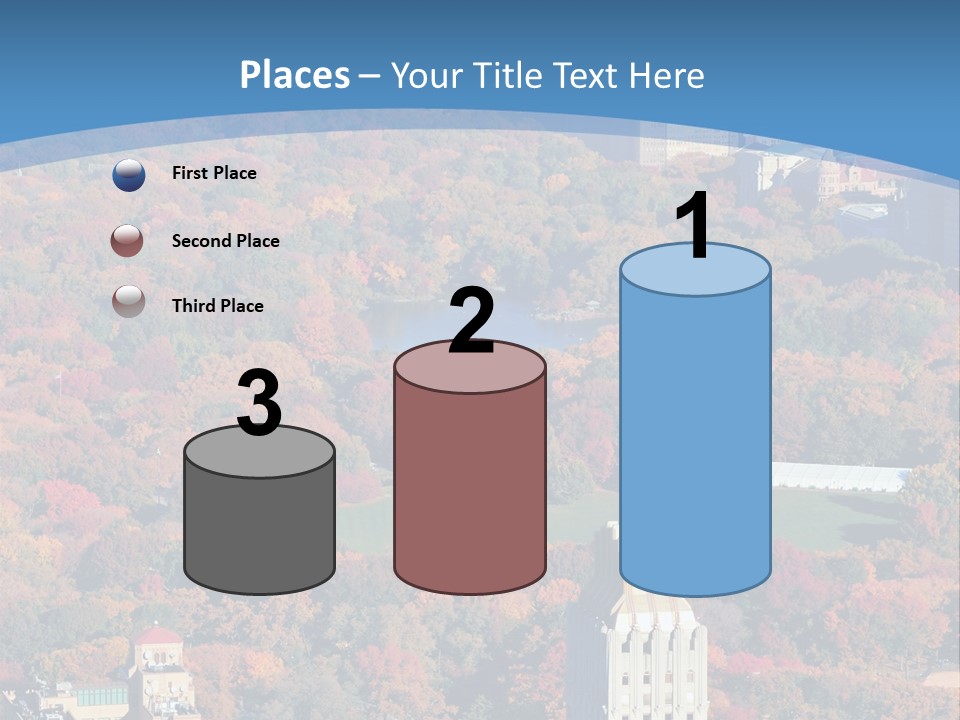 Blue City New York City PowerPoint Template