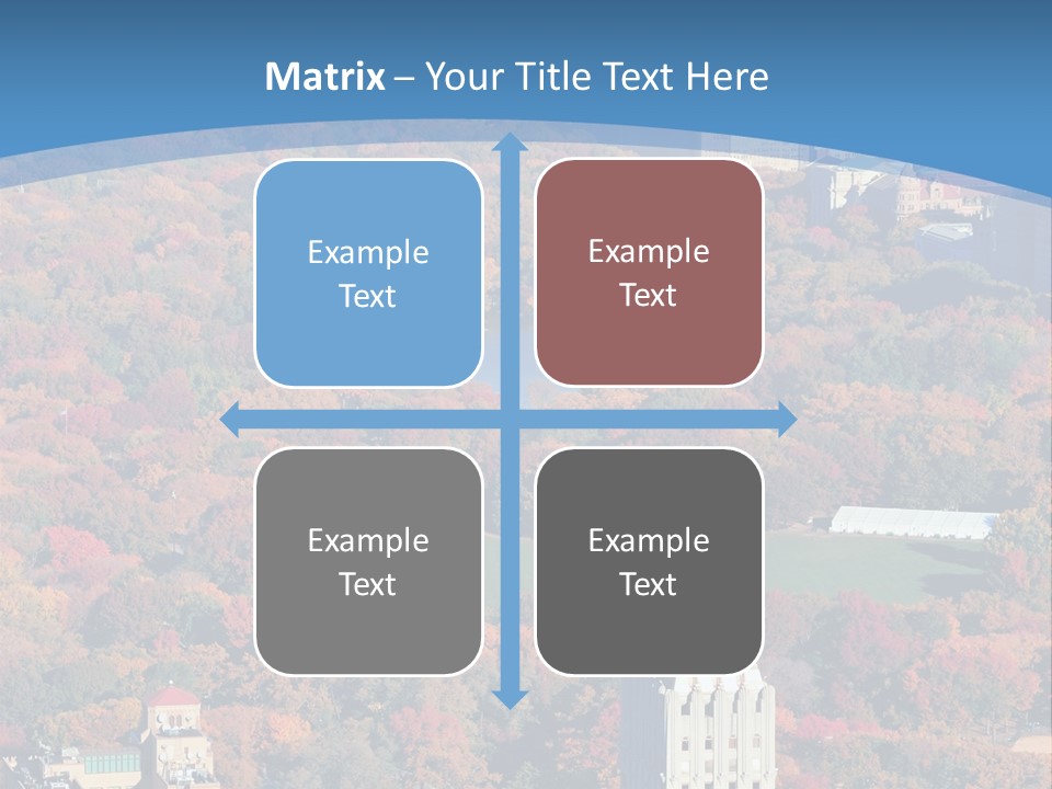 Blue City New York City PowerPoint Template