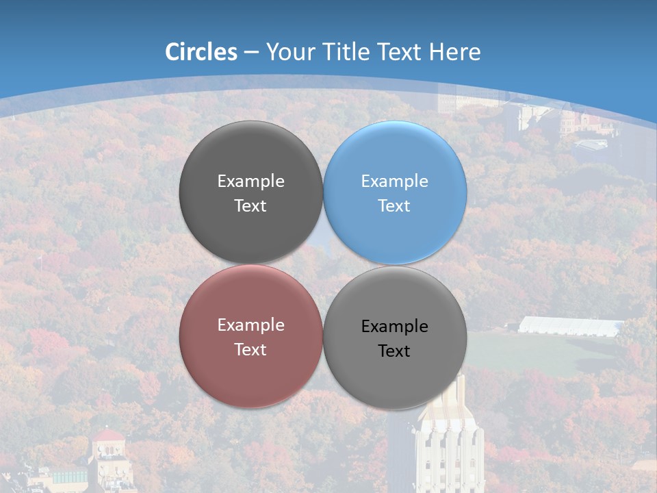 Blue City New York City PowerPoint Template