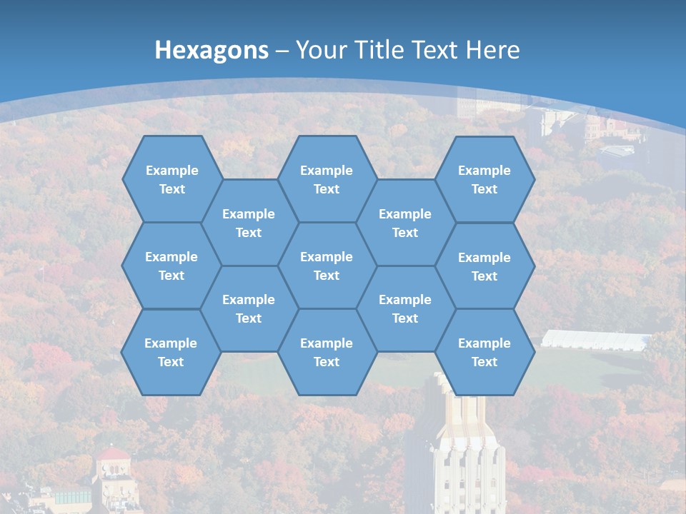 Blue City New York City PowerPoint Template