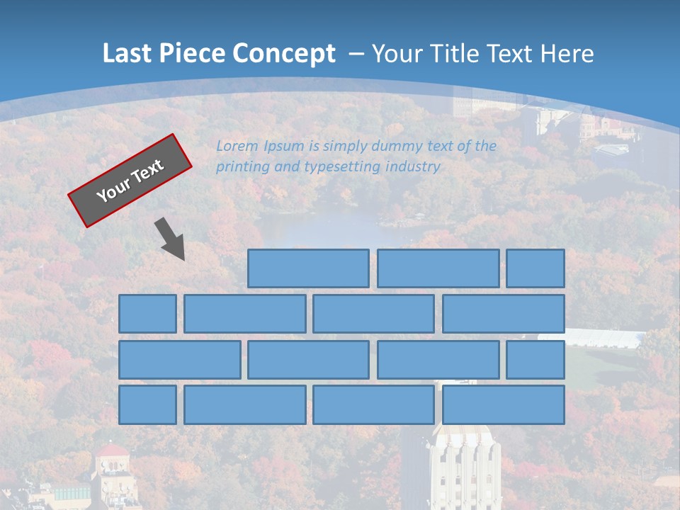 Blue City New York City PowerPoint Template