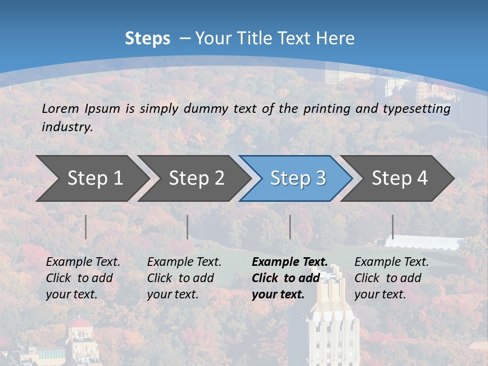 Blue City New York City PowerPoint Template