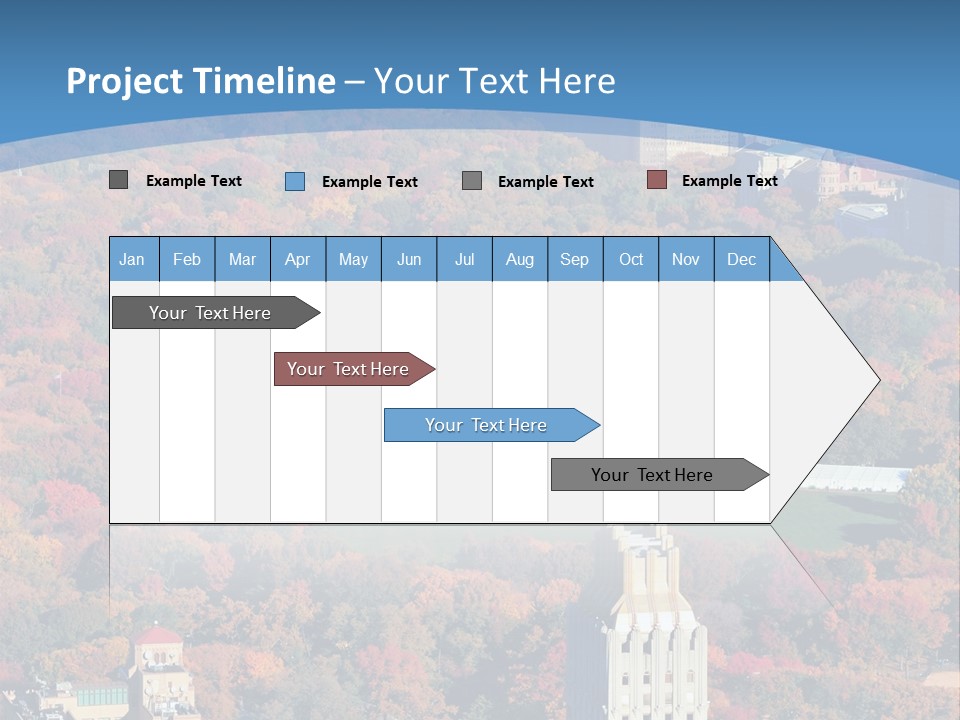 Blue City New York City PowerPoint Template