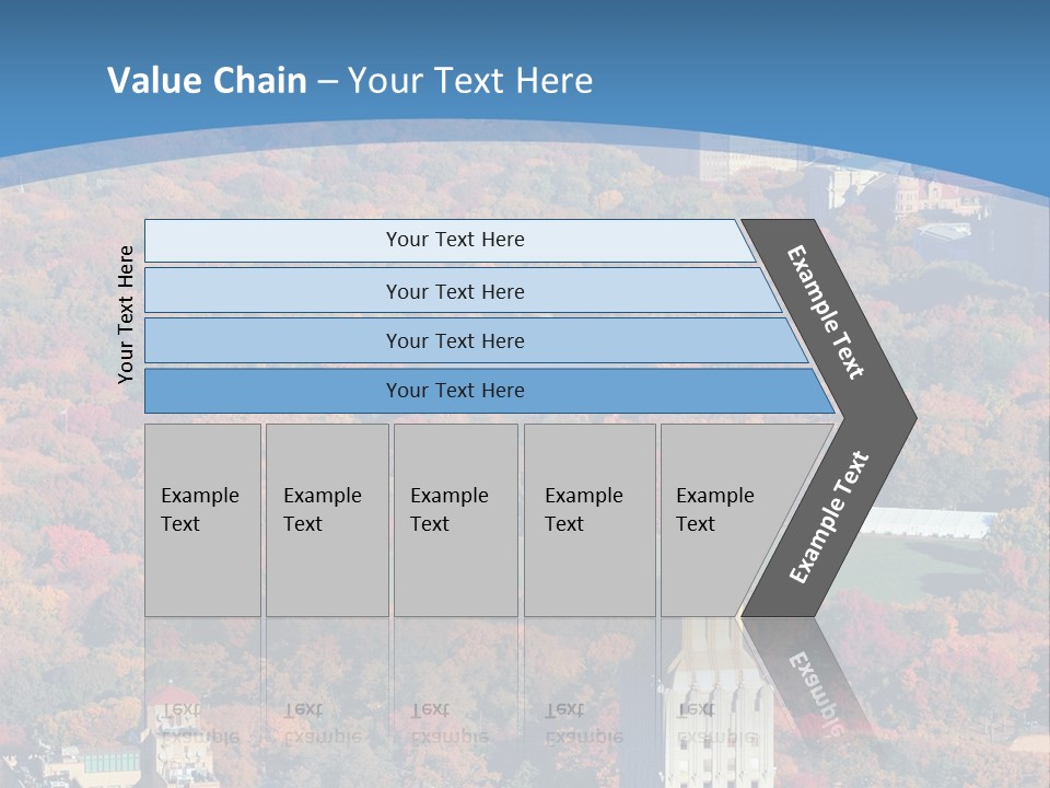 Blue City New York City PowerPoint Template