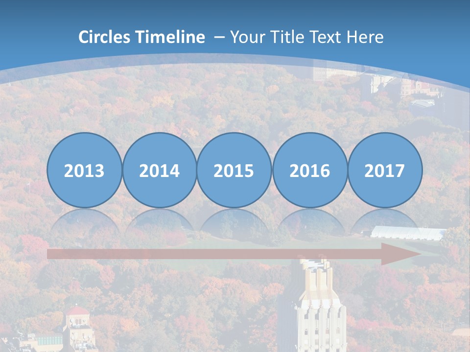 Blue City New York City PowerPoint Template