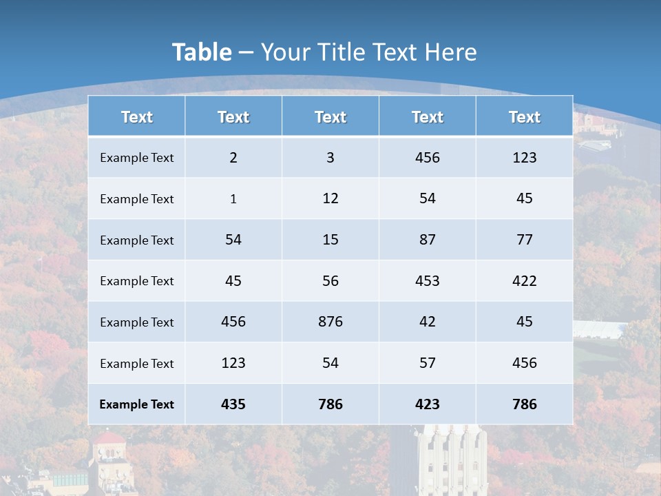 Blue City New York City PowerPoint Template