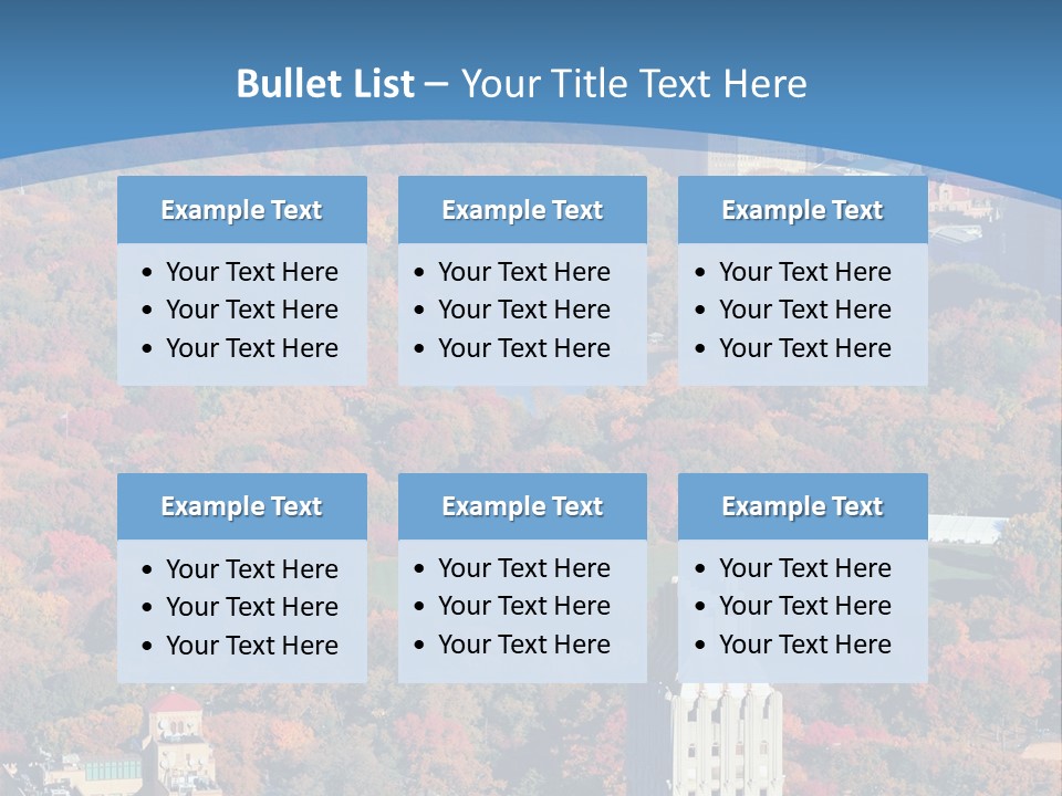 Blue City New York City PowerPoint Template