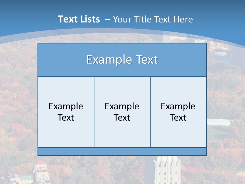Blue City New York City PowerPoint Template