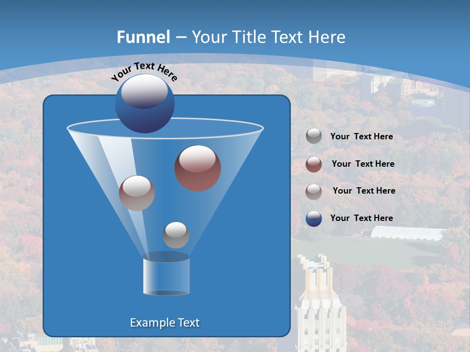 Blue City New York City PowerPoint Template