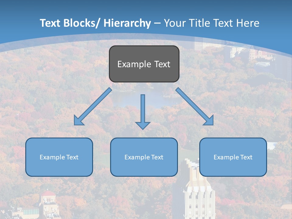 Blue City New York City PowerPoint Template