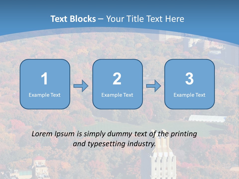 Blue City New York City PowerPoint Template