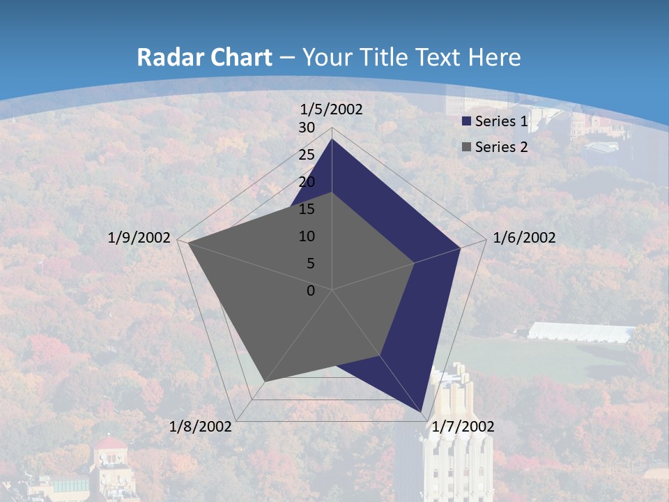 Blue City New York City PowerPoint Template