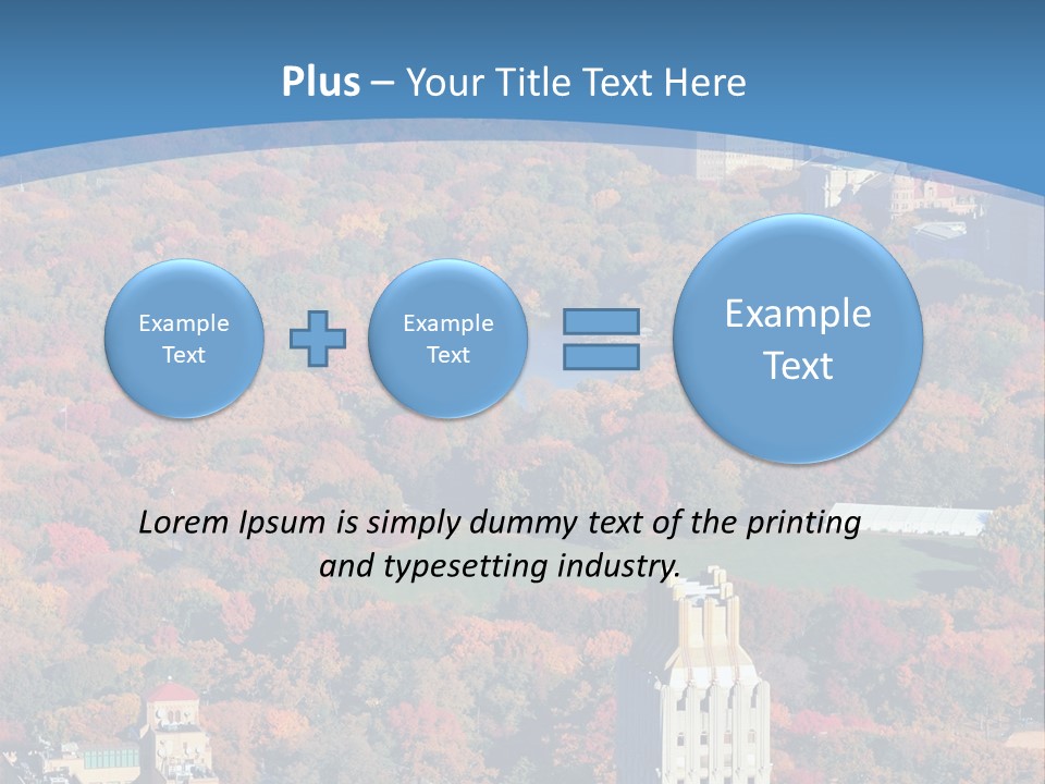 Blue City New York City PowerPoint Template