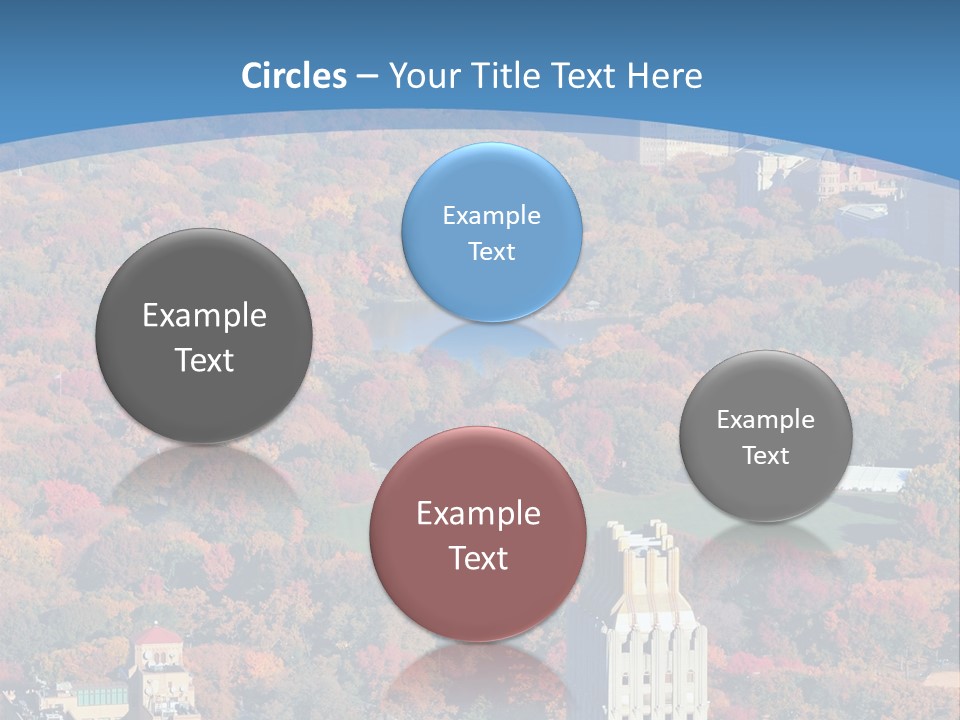 Blue City New York City PowerPoint Template