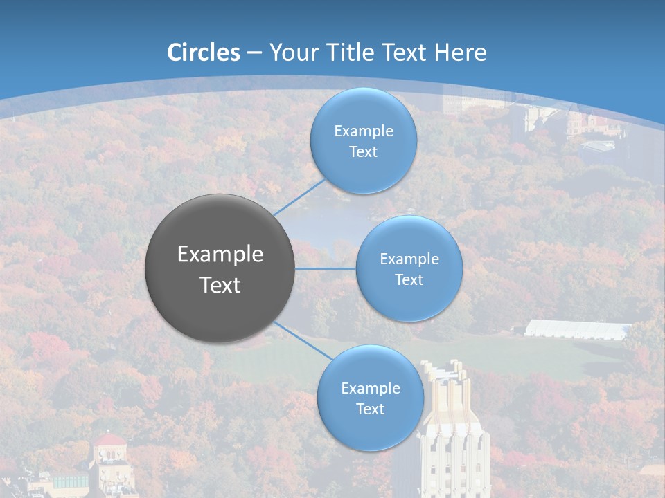 Blue City New York City PowerPoint Template