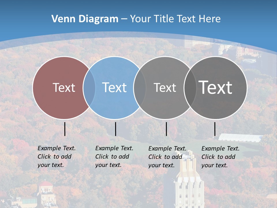 Blue City New York City PowerPoint Template