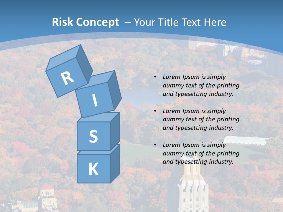 Blue City New York City PowerPoint Template