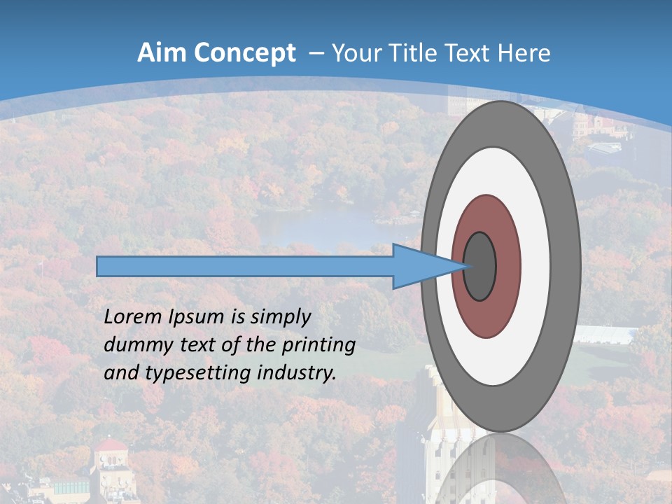 Blue City New York City PowerPoint Template