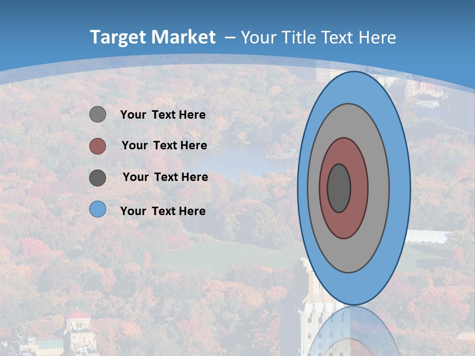 Blue City New York City PowerPoint Template