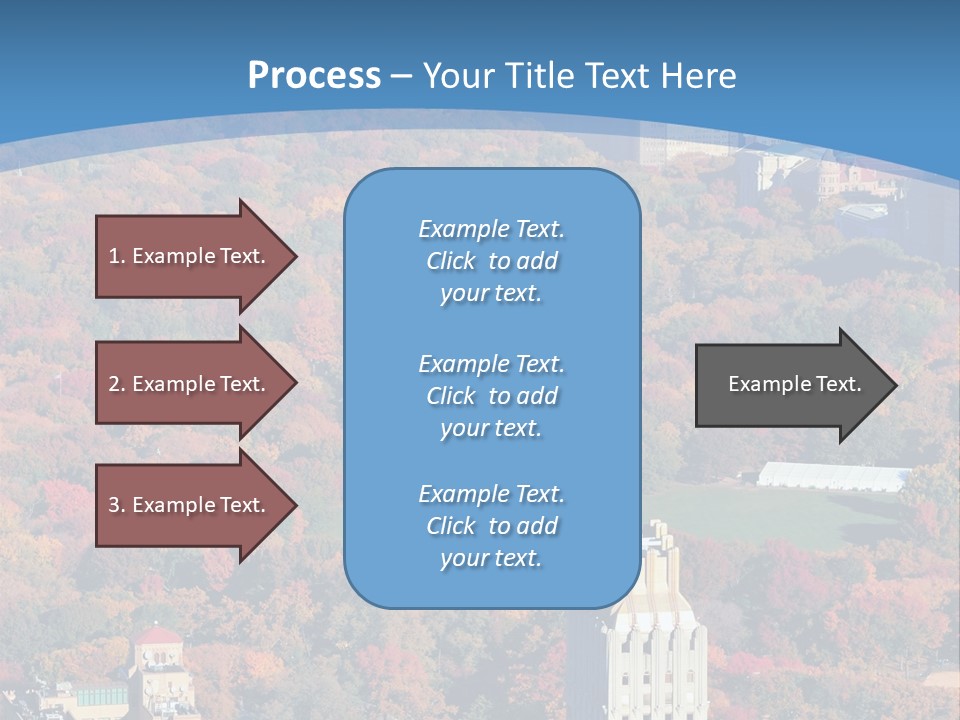 Blue City New York City PowerPoint Template