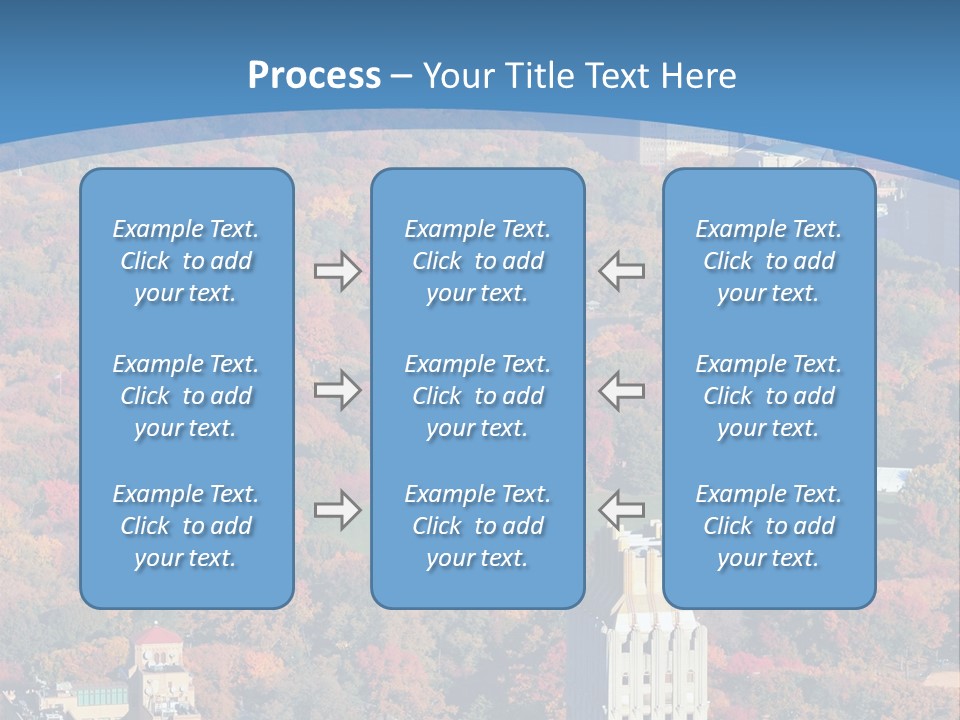 Blue City New York City PowerPoint Template