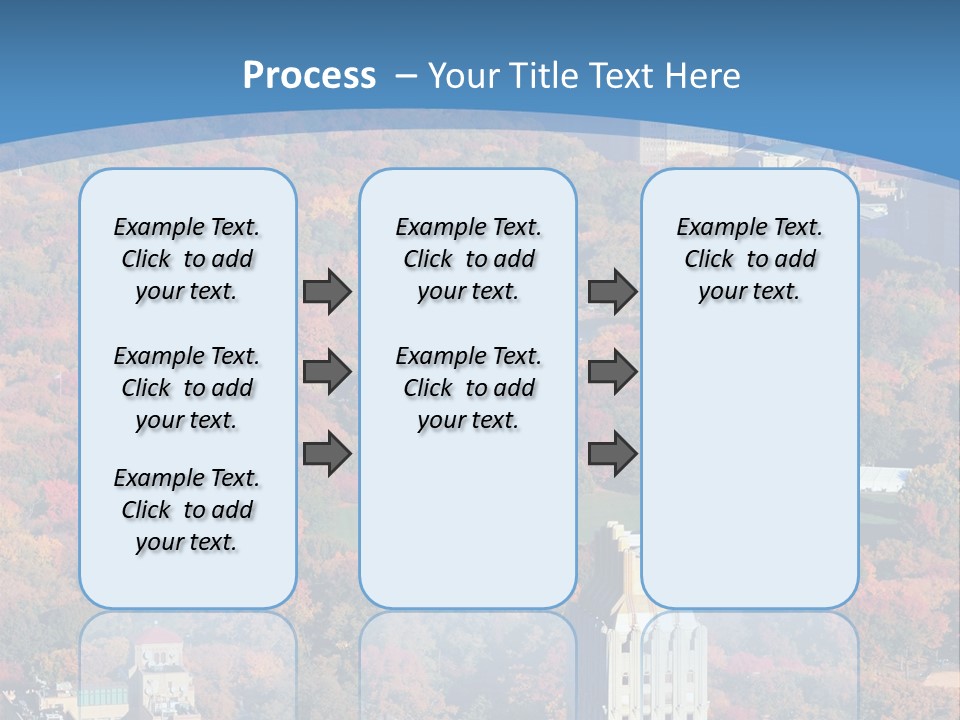 Blue City New York City PowerPoint Template