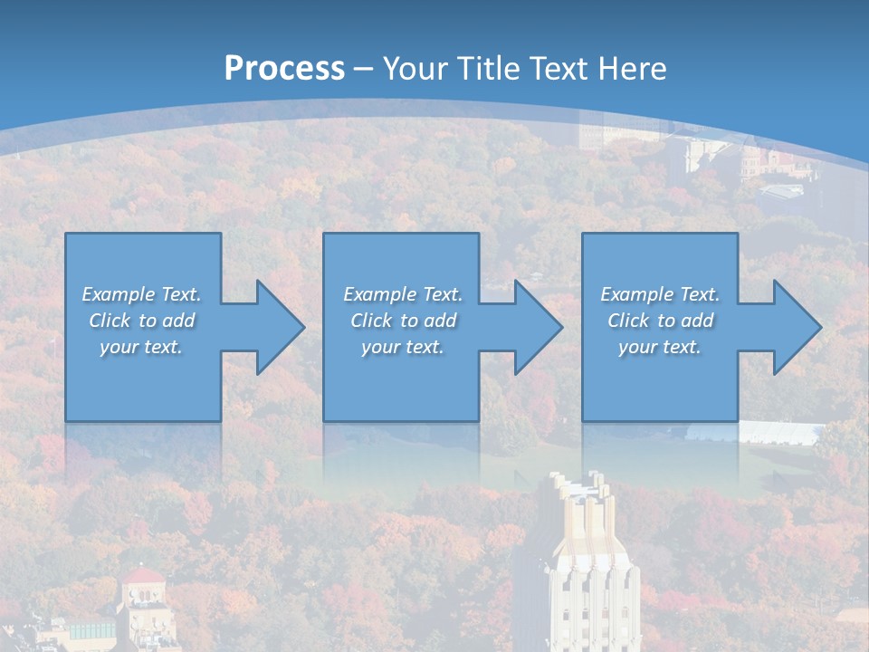 Blue City New York City PowerPoint Template